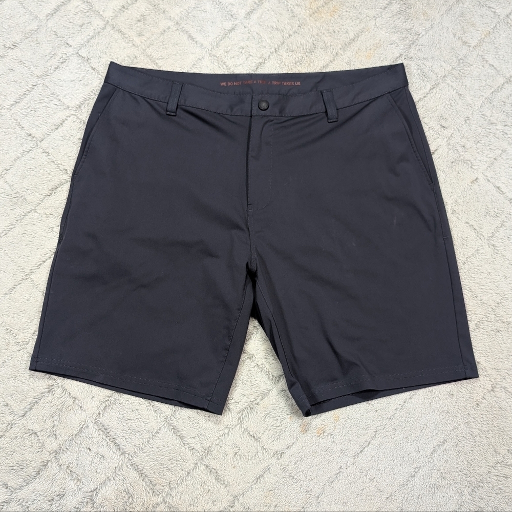 Rhone Shorts Mens 38 Gray Iron Commuter Stretch Chino Performance Golf 9”